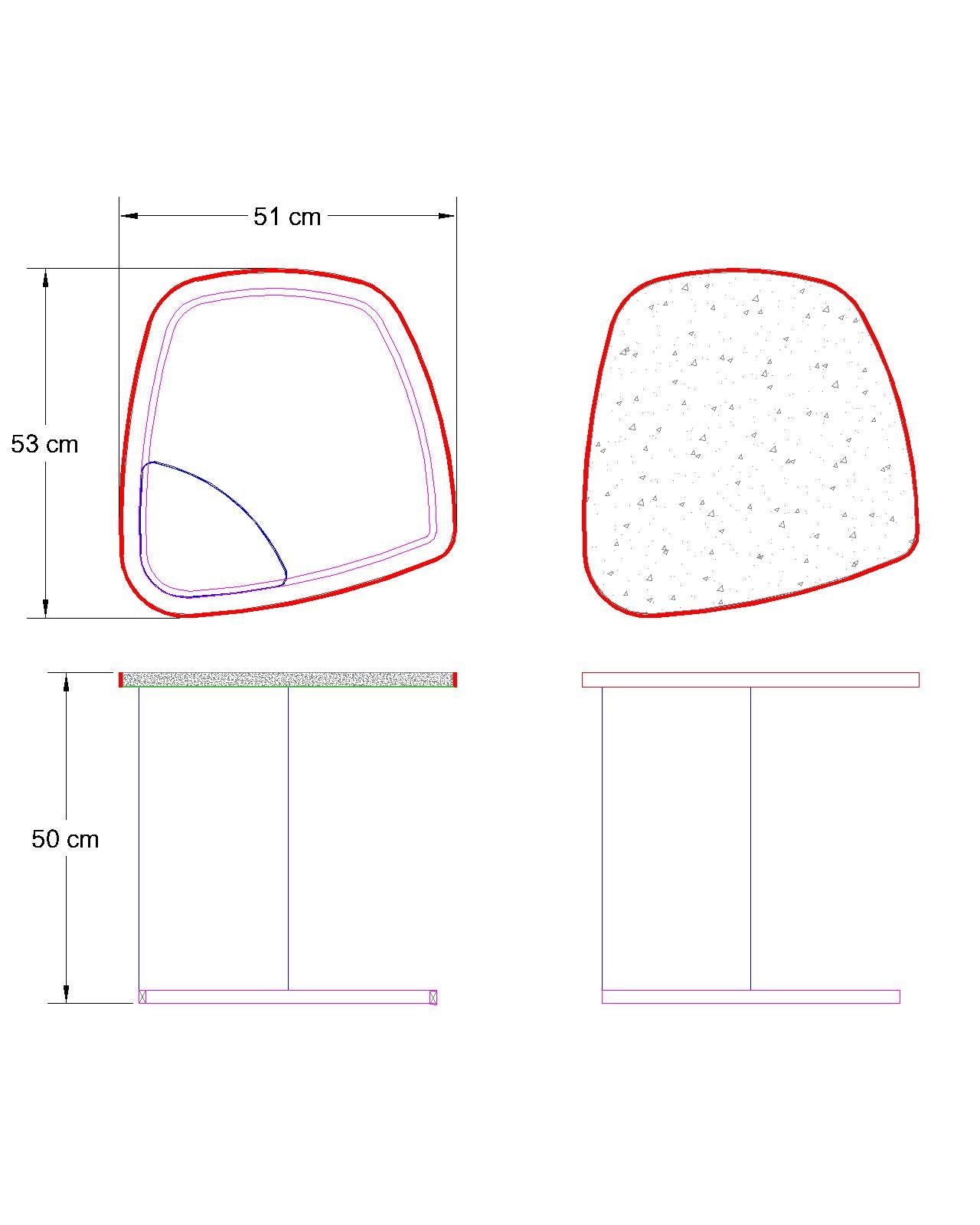 L-Shape Curve (Italian Beige Breccia Marble)