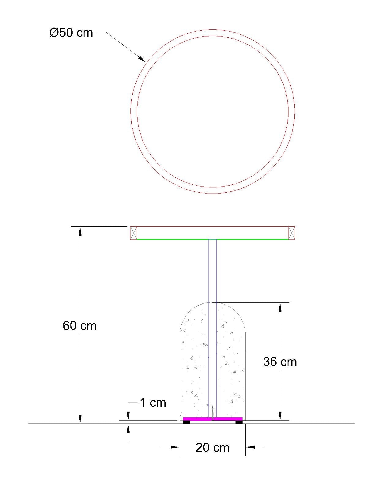 The Black Pedestal (Glass Surface)