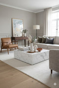 Greek White Calacatta Coffee Table