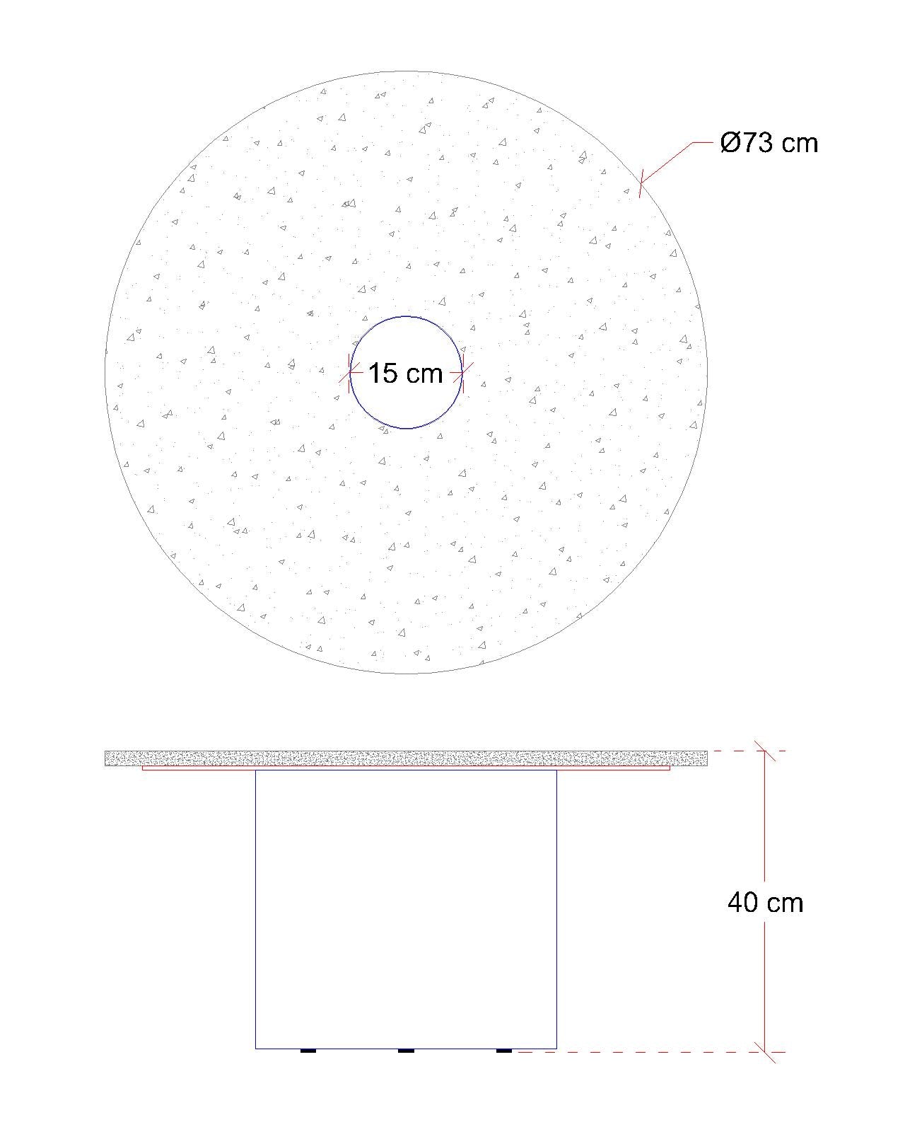 The Classic Greek Calacatta (2 Tables-Round & Cone Base)