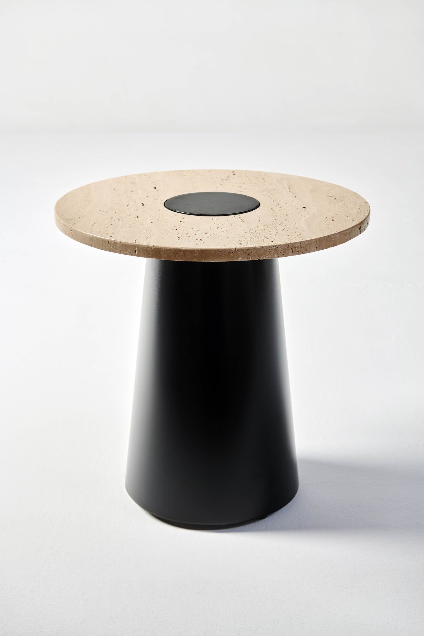 The Classic Travertine (Black Cone Base)